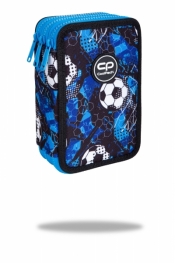 Coolpack, piórnik trzypoziomowy z wyposażeniem Jumper 3 - Soccer (E67553)