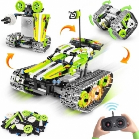 Klocki techniczne R/C 3w1 pojazd gąsienicowy robot