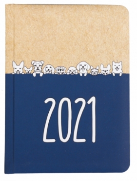 Kalendarz tygodniowy B6 2021 - Kraft pies