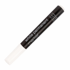Marker permanentny biały 2,5mm