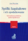 Spółki kapitałowe i ich opodatkowanie Optymalizacja podatkowa spółek Wyciślok Józef