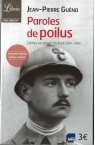 Paroles de poilus Gueno Jean-Pierre