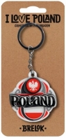 Brelok I love Poland Polska