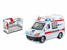 Ambulans Bigtoys na baterie ze światłem i dźwiękiem (BA9611)