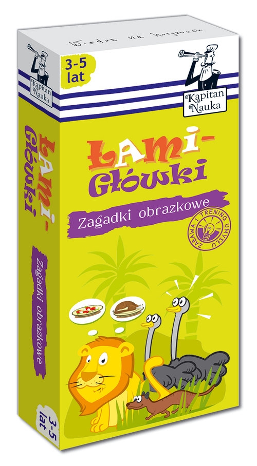 Zagadki obrazkowe Łamigłówki 3-5 lat