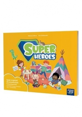 Super Heroes. Karty aktywności - Rebecca Adlard, Ewa Kołakowska