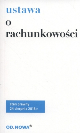 Ustawa o rachunkowości /br/ 18.09