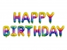 Balon foliowy Happy Birthday 340x35cm tęczowy