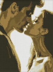 Diamentowa mozaika - Poranny pocałunek 30x40cm