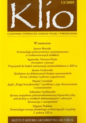 Klio 13/2009