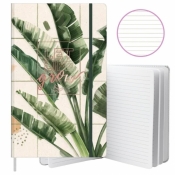 Notatnik A5/80K linia Liście bananowca