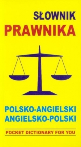 Słownik prawnika polsko angielski angielsko polski - Gordon Jacek