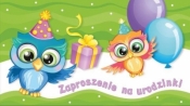 Zaproszenie Urodziny dziecięce (10szt)