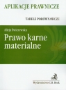 Prawo karne materialne Tabele porównawcze Świczewska Alicja