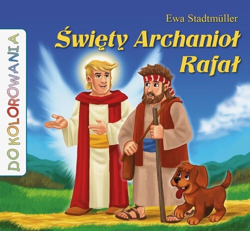 Święty Archanioł Rafał Do kolorowania
