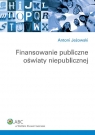 Finansowanie publiczne oświaty niepublicznej