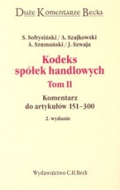 Kodeks spółek handlowych t.2