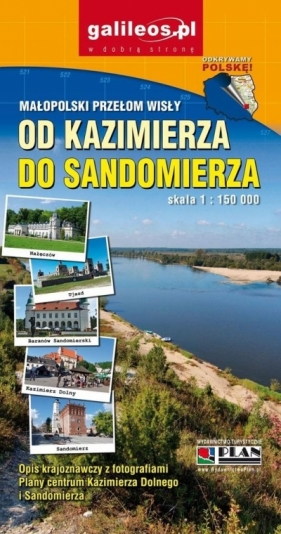 Mapa - Małopolski Przełom Wisły 1:150 000 - Opracowanie zbiorowe