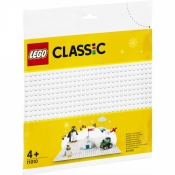 Lego Classic: Biała płytka konstrukcyjna (11010)