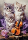 Puzzle 260 el.  B-27613-1 Musical KittensB-27613-1