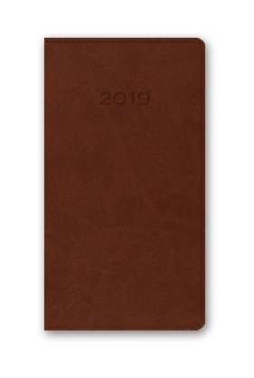 Kalendarz 2019 11TB A6 kiesz brązowy