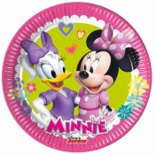 Talerz jednorazowy Godan Minnie Happy Helpers śr. 200mm 8 szt (87861)