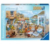 Ravensburger, Puzzle 1000: Życie rybaka (12000161)