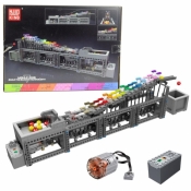 Klocki konstrukcyjne Tor na kulki z silnikiem