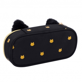 Astrabag, Piórnik - Fluffy Kitty Black (AC6)
