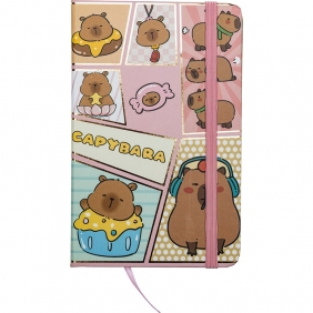 Notes z twardą okładką A6 - Kapibara, 1 szt