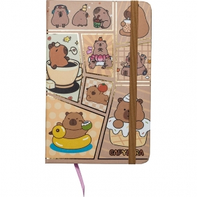 Notes z twardą okładką A6 - Kapibara, 1 szt