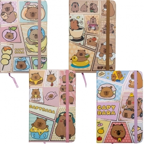 Notes z twardą okładką A6 - Kapibara, 1 szt