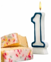 Świeczka jubileuszowa cyfra