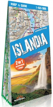 Islandia laminowany map&guide 2w1: przewodnik i mapa