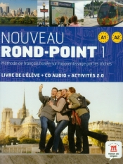Nouveau Rond-Point 1 A1 + A2 Podręcznik + CD