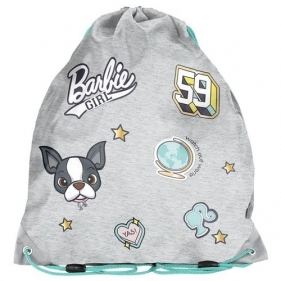 Worek na buty Barbie szary