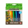 Flamastry okrągłe Minecraft, 12 kolorów