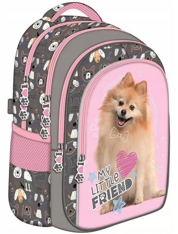 Plecak 4 komorowy - My Little Friend, Sweet Pomeranian