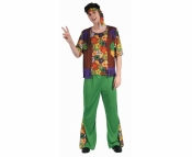 Strój dla dorosłych Kolorowy Hipis rozm. 52