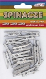 Spinacze drewniane srebrne metalizowane 3cm 25szt