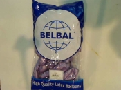 Balon metalizowany 12"/100 lawendowy 076