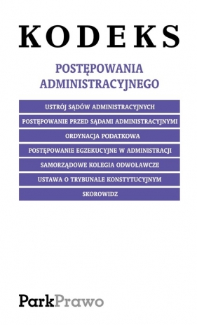 Kodeks postępowania administracyjnego - <br />