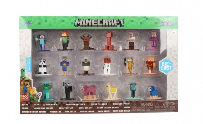 <img src='https://webimage.pl/pics/615/2/d4006333102615.jpg' style='height:440px' /> Jada Minecraft Metal fig 18-pak 4cm W13