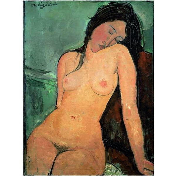 ARTE 1500 EL. Modigliani -Naga Kobieta