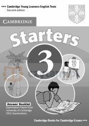 Cambridge English Starters 3 Answer Booklet