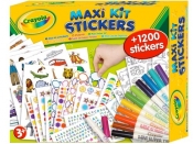 Maxi zestaw z naklejkami Crayola