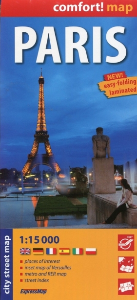 Paris plan miasta 1:15 000