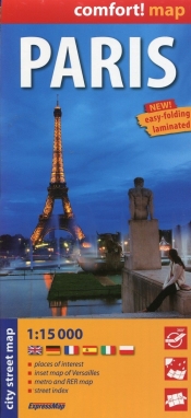 Paris plan miasta 1:15 000