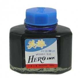 Atrament Hero wymazywalny 59ml - niebieski (65458)