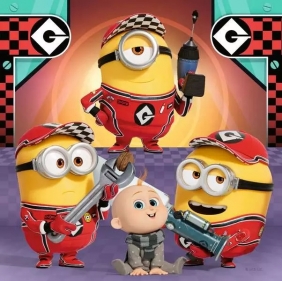 Ravensburger, Puzzle 3x49: Minionki 4 (12001061)